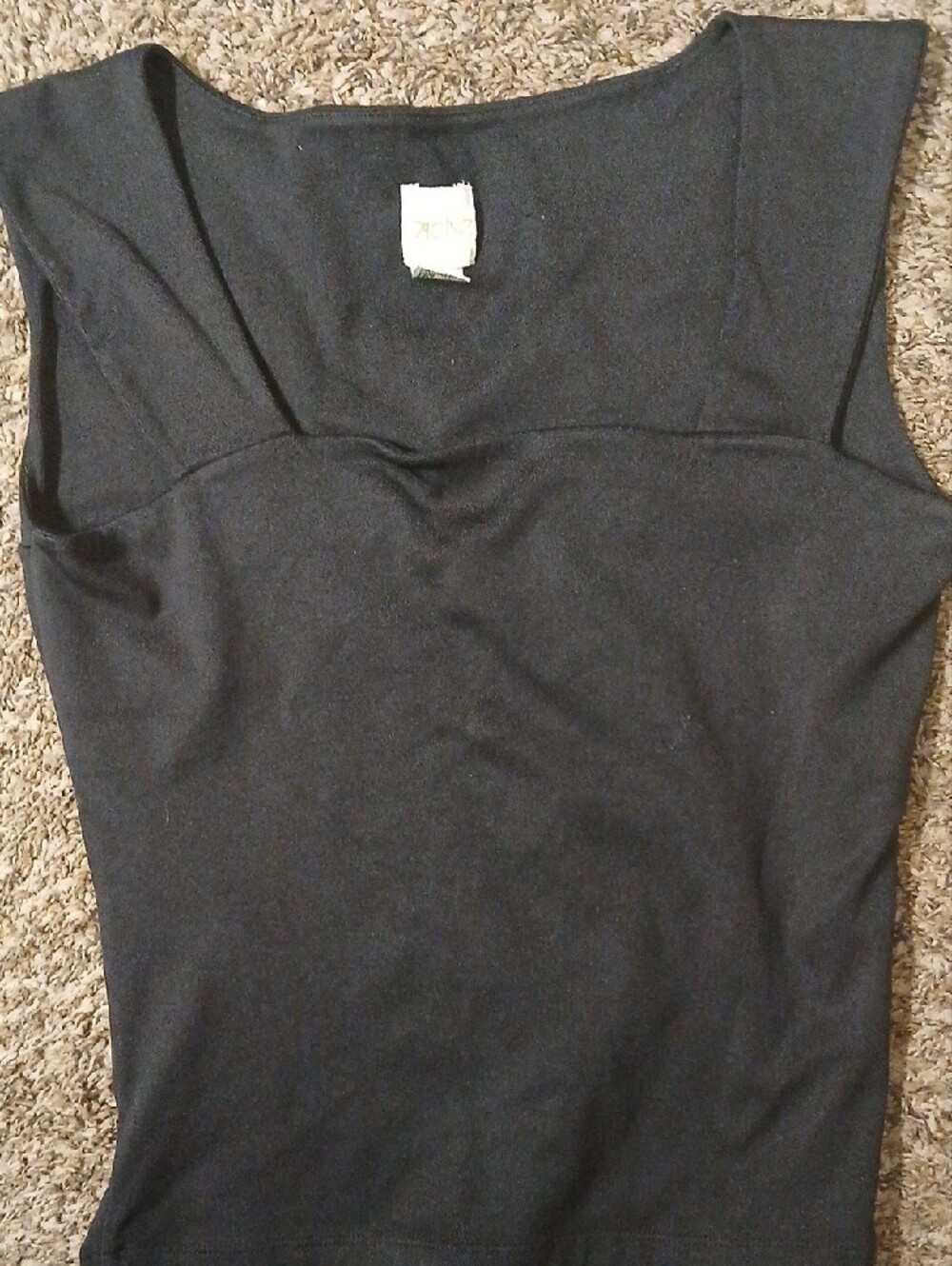 Cache Square Neck Tank Top Vintage L